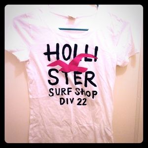 White Hollister t-shirt!