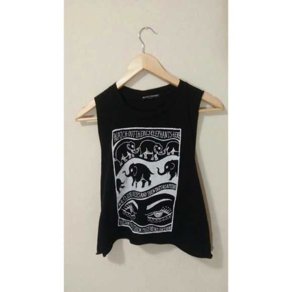 Brandy Melville Elephants Tank Top