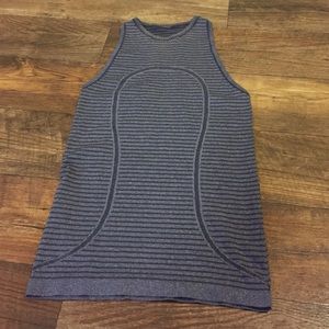 Lululemon grey/purple tank top