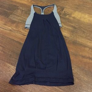 Lululemon sports bra and attached tank