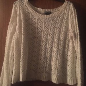 Knit cropped sweater