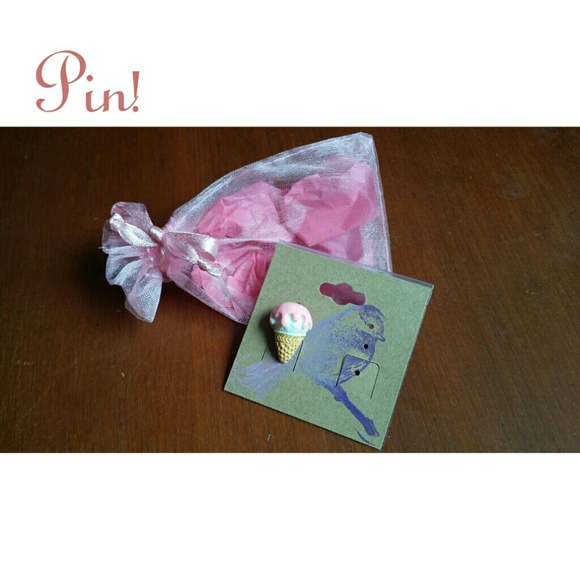 Ice Cream Cone Pin