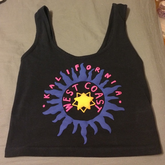 Kylie and Kendall kalifornia crop top tank