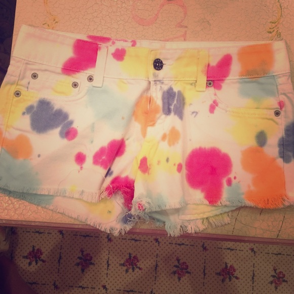 Multi-Colored Carmar Denim Shorts