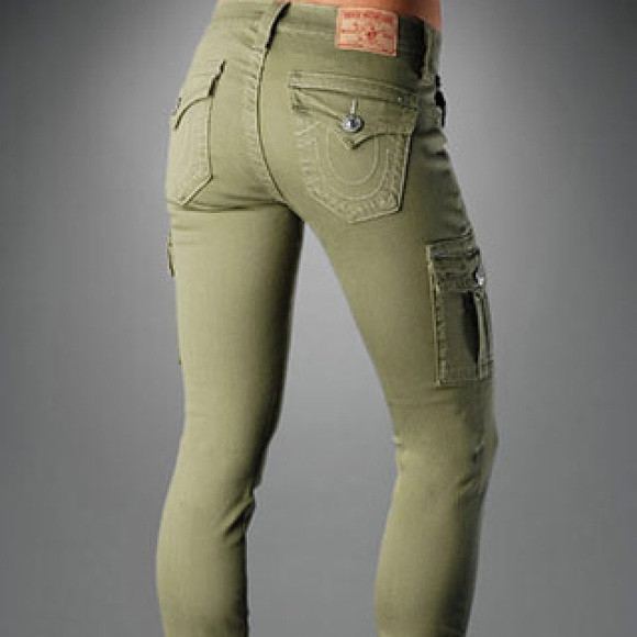 True Religion cargo skinny jeans