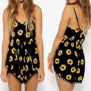 Sunflower romper