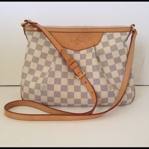 Authentic Louis Vuitton Siracusa PM Damier Azur