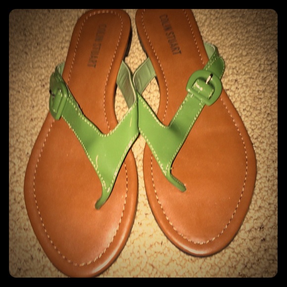 Excellent condition green sandals.  Only worn once