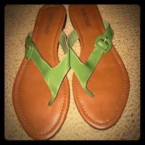 Excellent condition green sandals.  Only worn once