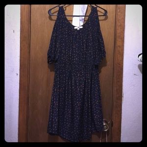 Navy and Orange Ya Dress