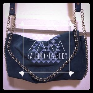 Burning man/EDC ready suede ZARA crossbody