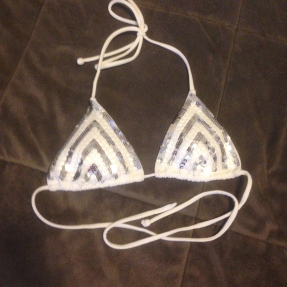 sequin Victoria's Secret Bikini top!