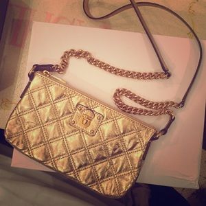 Marc Jacobs Gold Cross Body Bag