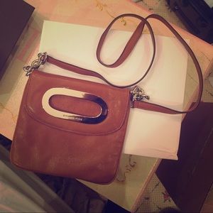 Light Brown Michael Kors Cross Body Bag
