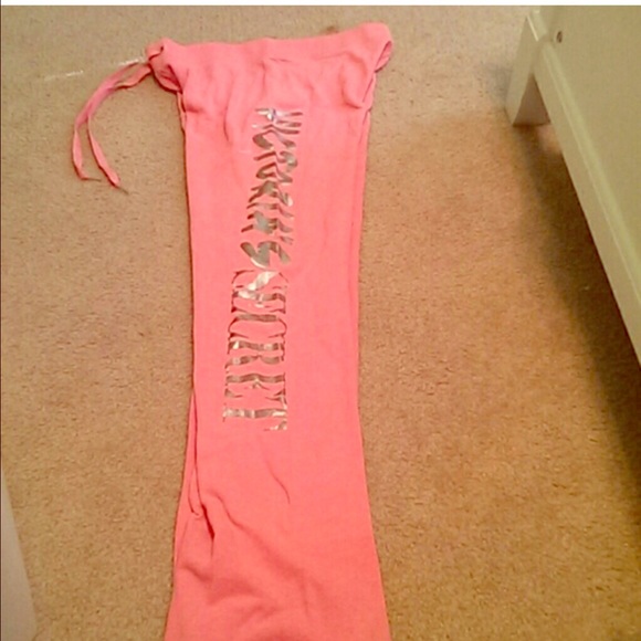 Victoria's Secret Super Model Fit Pink WarmUps - Picture 1 of 3