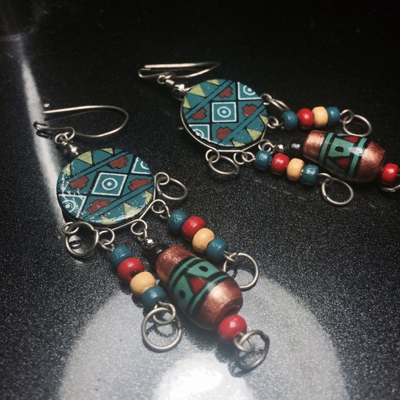 Handmade boho earrings