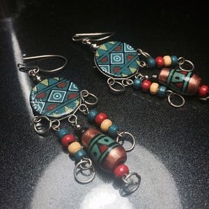 Handmade boho earrings