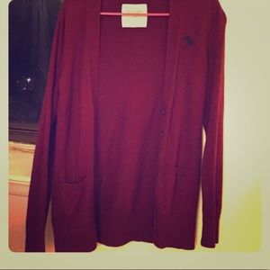A&F cardigan medium