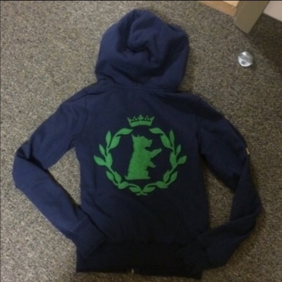 Juicy Couture Navy. Green. Zip Up