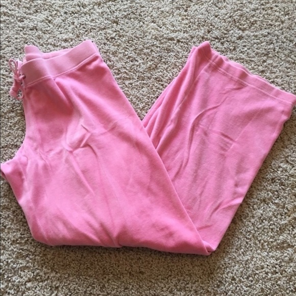 Juicy Couture Pink Plain Sweat Pants