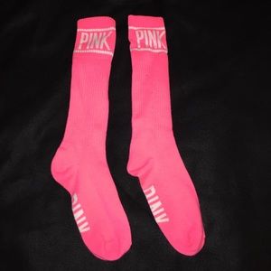 PINK Victoria's Secret knee high socks on Poshmark