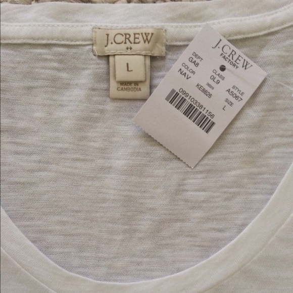 J. Crew Factory Striped Tee - Picture 2 of 2