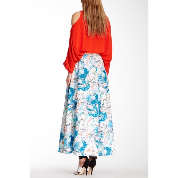•Catherine Malandrino Scrapbook Maxi Skirt• - Picture 2 of 3
