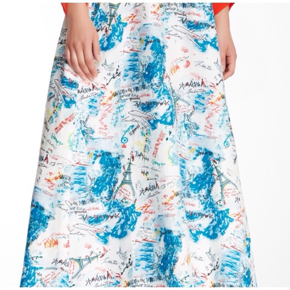 •Catherine Malandrino Scrapbook Maxi Skirt• - Picture 3 of 3