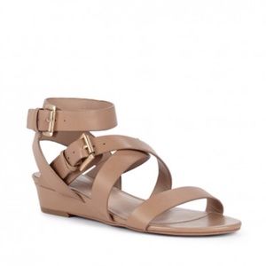 Tilda Leather Mini Wedge