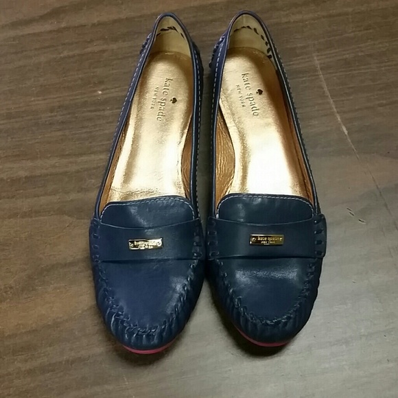 Kate spade blue loafers size 9.5M
