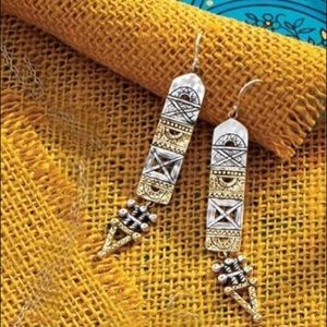 Silpada Aztec Earrings