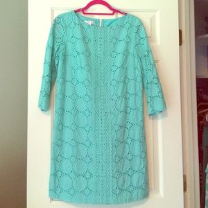Mint Eyelet London Times Dress - Size 10