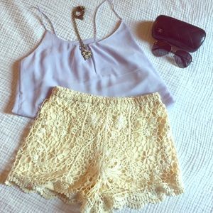 Brandy & Melville Lace shorts