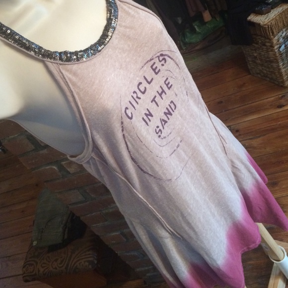 Free people ombre 'circles in the sand' tank dress - Picture 2 of 4