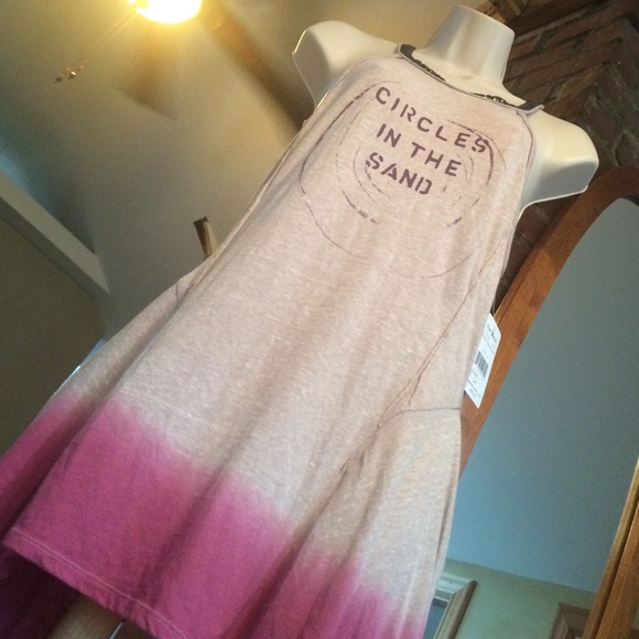 Free people ombre 'circles in the sand' tank dress - Picture 3 of 4