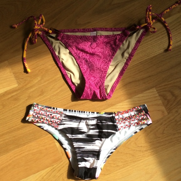 Bikini separates- Victoria's Secret and Volcom