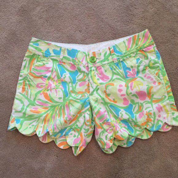 Lilly Pulitzer Buttercup Shorts Elephant Ears