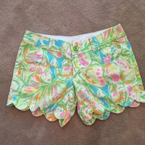 Lilly Pulitzer Buttercup Shorts Elephant Ears