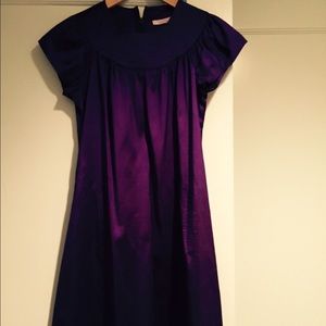 Calypso Violet St. Barth Silk Classic Dress