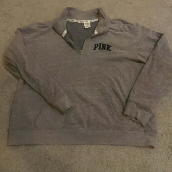 PINK Grey Pullover!