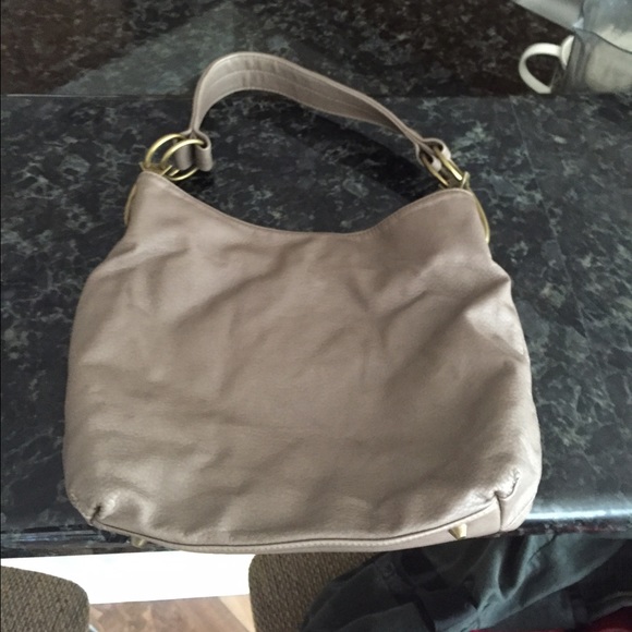 Taupe woman's purse