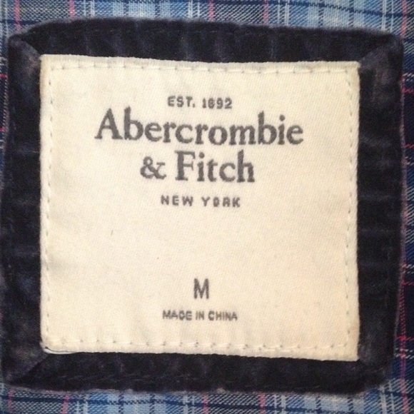 Abercrombie & Fitch classic plaid button-up shirt - Picture 2 of 4
