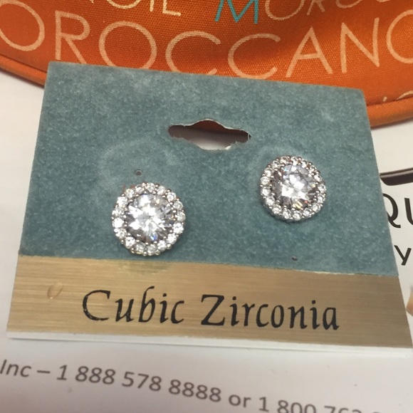 cubic Zirconia earrings - Picture 2 of 2
