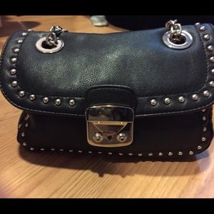 BRAND NEW!!!!!! Black leather bag