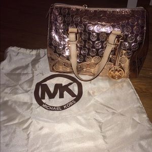Michael Kors 
Grayson Monogram Purse, Rose Gold