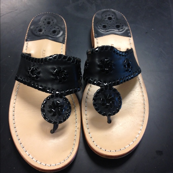 Jack Rogers Palm Beach Navjo Flat