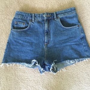 High-Waisted Jean Shorts