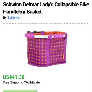 Schwinn Handlebar Basket