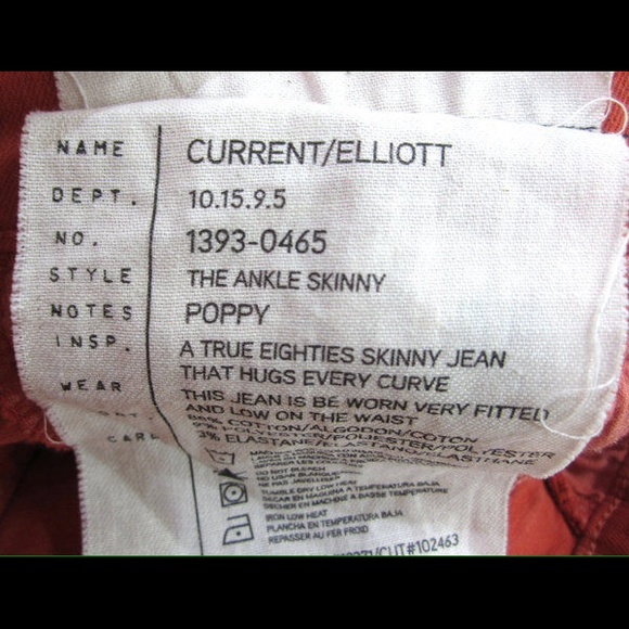 🎉HP 10/25🎉 Current/Elliott Ankle Skinny Jean 24 - Picture 3 of 4