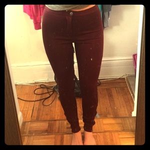High rise pants